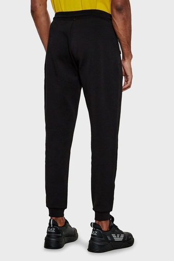 EA7 Pamuklu Regular Fit Normal Bel Ribanalı Paça Jogger Erkek Pantolon 7M000097 AF12116 UC001 SİYAH - 2