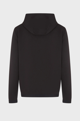 EA7 Pamuklu Relaxed Fit Fermuarlı Kapüşonlu Erkek Sweat 3RPM30 PJFAZ 1200 SİYAH - 5