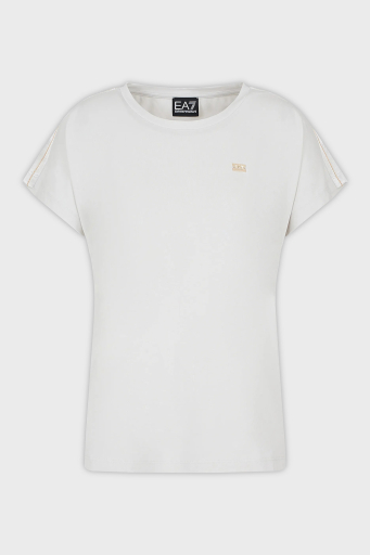 EA7 Pamuklu Slim Fit Bisiklet Yaka Bayan T Shirt 3DTT41 TJVAZ 1938 GRİ - 10
