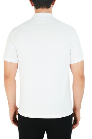 EA7 - EA7 Pamuklu Slim Fit Polo Erkek T Shirt 3ZPF77 PJ18Z 1100 BEYAZ (1)