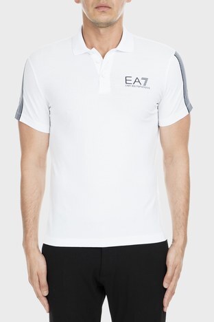 EA7 - EA7 Polo Erkek T Shirt 6ZPF12 PJ03Z 1100 BEYAZ