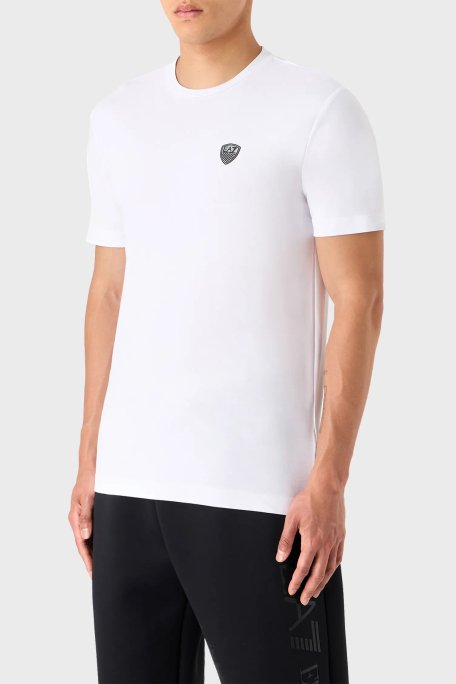EA7 Regular Fit Bisiklet Yaka Erkek T Shirt 8NPT16 PJRGZ 1100 BEYAZ - 1