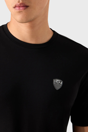 EA7 Regular Fit Bisiklet Yaka Erkek T Shirt 8NPT16 PJRGZ 1200 SİYAH - 2