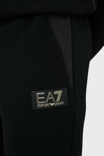 EA7 Regular Fit Cepli Jogger Spor Erkek Pantolon 3RPP69 PJG1Z 1200 SİYAH - 3