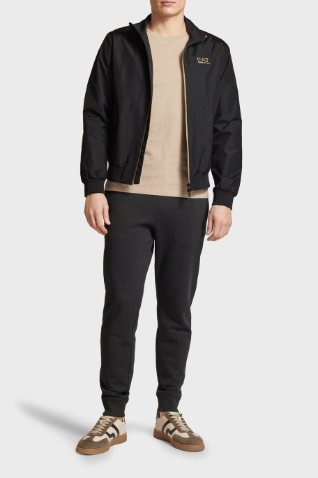 EA7 Regular Fit Dik Yaka Logolu Erkek Ceket 7M000424 AF13569 MC004 SİYAH-GOLD - 2