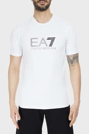 EA7 - EA7 Regular Fit Erkek T Shirt S 6GPT09 PJ20Z 1100 BEYAZ
