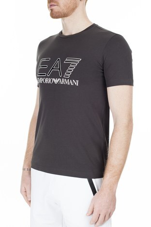 EA7 - EA7 Regular Fit Erkek T Shirt S 6GPT14 PJ20Z 1761 FÜME (1)
