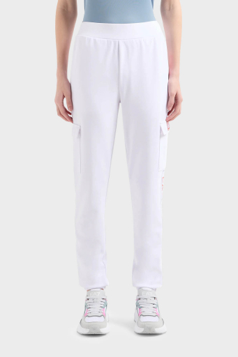 EA7 Regular Fit Jogger Spor Bayan Pantolon 3DTP64 TJKWZ 1100 BEYAZ - 6