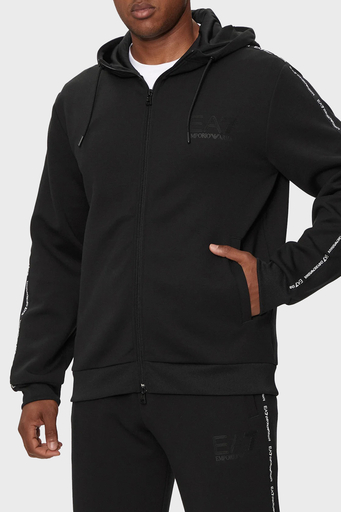 EA7 Regular Fit Kapüşonlu Erkek Sweat 6DPM91 PJZZZ 1200 SİYAH - 1