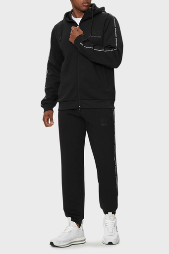 EA7 Regular Fit Kapüşonlu Erkek Sweat 6DPM91 PJZZZ 1200 SİYAH - 2