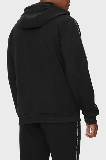 EA7 Regular Fit Kapüşonlu Erkek Sweat 6DPM91 PJZZZ 1200 SİYAH - 3