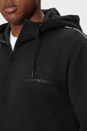 EA7 Regular Fit Kapüşonlu Erkek Sweat 6DPM91 PJZZZ 1200 SİYAH - 4