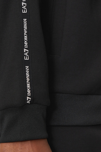 EA7 Regular Fit Kapüşonlu Erkek Sweat 6DPM91 PJZZZ 1200 SİYAH - 5