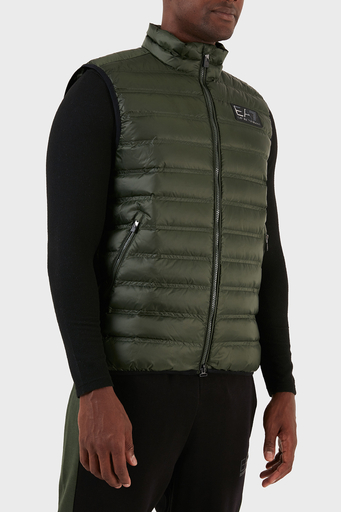 EA7 Regular Fit Kuş Tüyü Dolgulu Şişme Erkek Yelek 6RPQ02 PN5ZZ 1845 HAKİ - 3