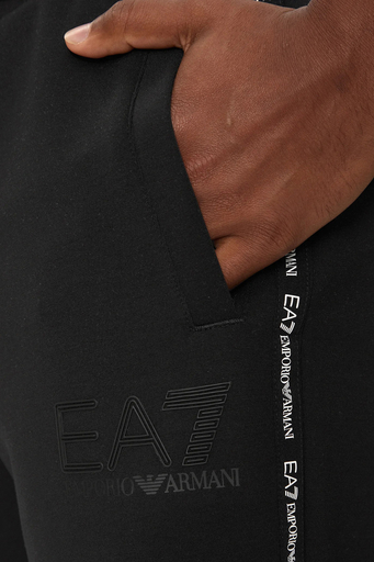 EA7 Regular Fit Logolu Spor Erkek Pantolon 6DPP95 PJZZZ 1200 SİYAH - 4