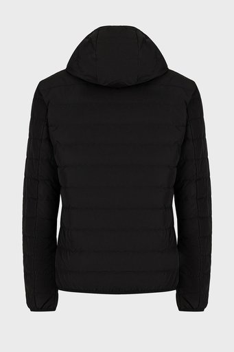 EA7 Regular Fit Yalıtımlı Kapüşonlu Kaz Tüyü Dolgulu Erkek Mont 8NPB14 PNE1Z 1200 SİYAH - 5