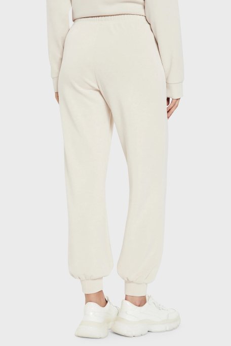 EA7 Relaxed Fit Cepli Jogger Bayan Pantolon 6DTP61 TJZBZ 1120 BEYAZ - 3