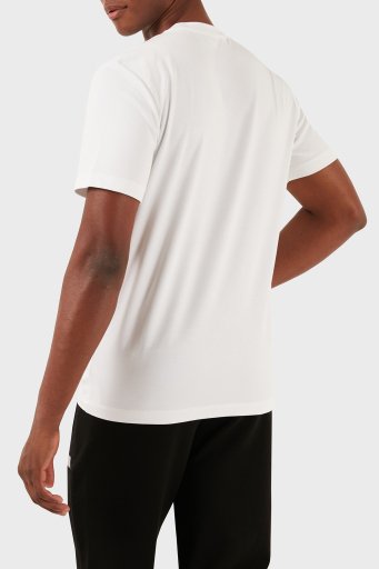 EA7 Slim Fit Bisiklet Yaka Erkek T Shirt 3DPT72 PJUJZ 1100 BEYAZ - 3