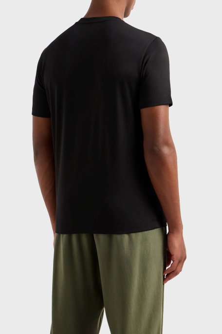 EA7 Slim Fit Bisiklet Yaka Erkek T Shirt 3DPT72 PJUJZ 1200 SİYAH - 3