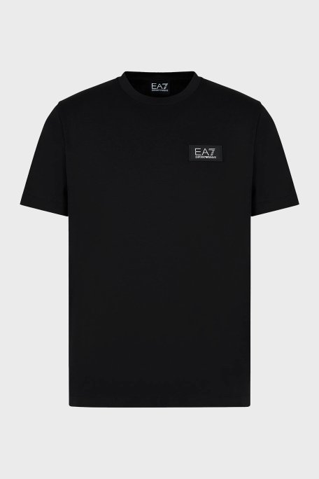 EA7 Slim Fit Bisiklet Yaka Erkek T Shirt 3DPT72 PJUJZ 1200 SİYAH - 5