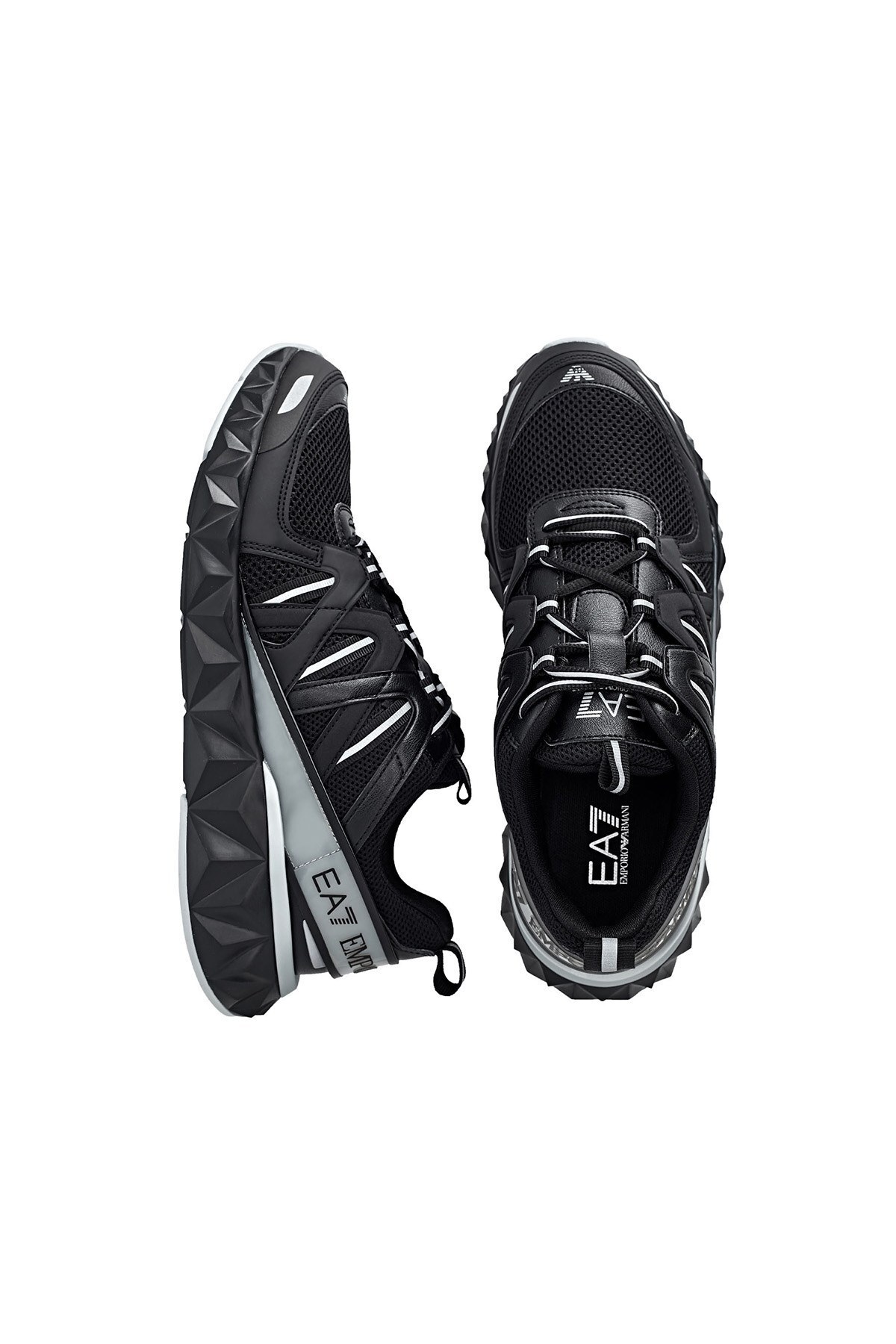 EA7 Sneaker Erkek Ayakkabı X8X055 XK135 A083 SİYAH