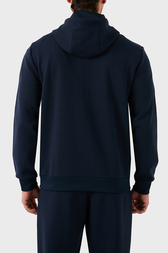 EA7 Streç Logolu Kapüşonlu Erkek Sweat 6DPM91 PJZZZ 1576 LACİVERT - 2