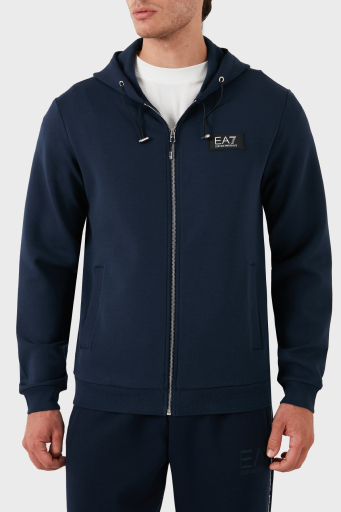 EA7 Streç Pamuklu Kapüşonlu Regular Fit Erkek Sweat 3DPM82 PJUEZ 1554 LACİVERT - 11