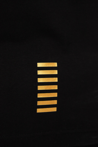 EA7 Streç Pamuklu Regular Fit Düğmeli Erkek Polo Yaka T Shirt 8NPF15 PJVQZ 0208 SİYAH - 5