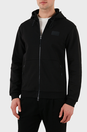 EA7 Streç Pamuklu Regular Fit Kapüşonlu Erkek Sweat 7M000094 AF12116 UC001 SİYAH - 8