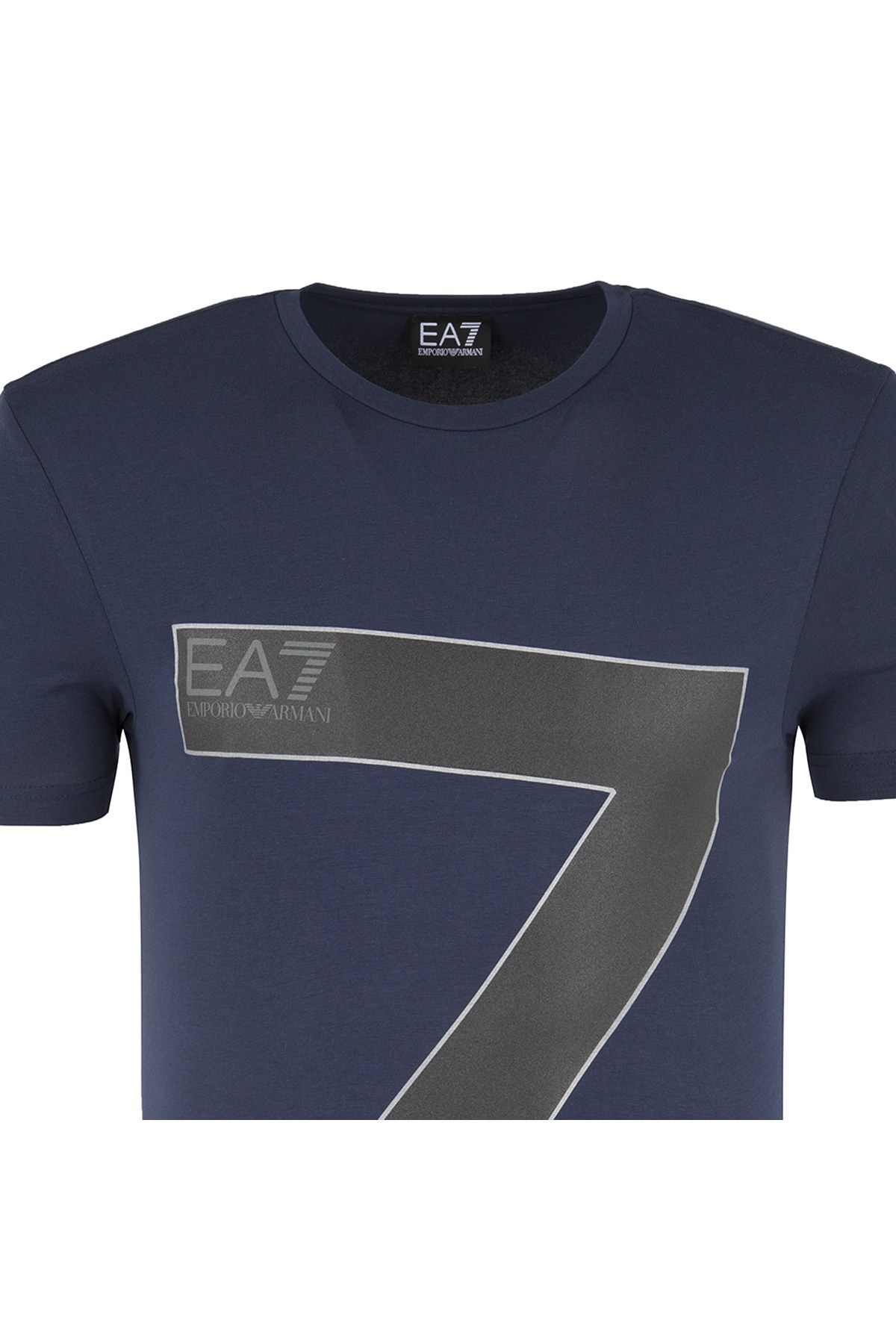 EA7 T SHIRT Erkek T Shirt 6ZPT31 PJ18Z 1554 LACİVERT