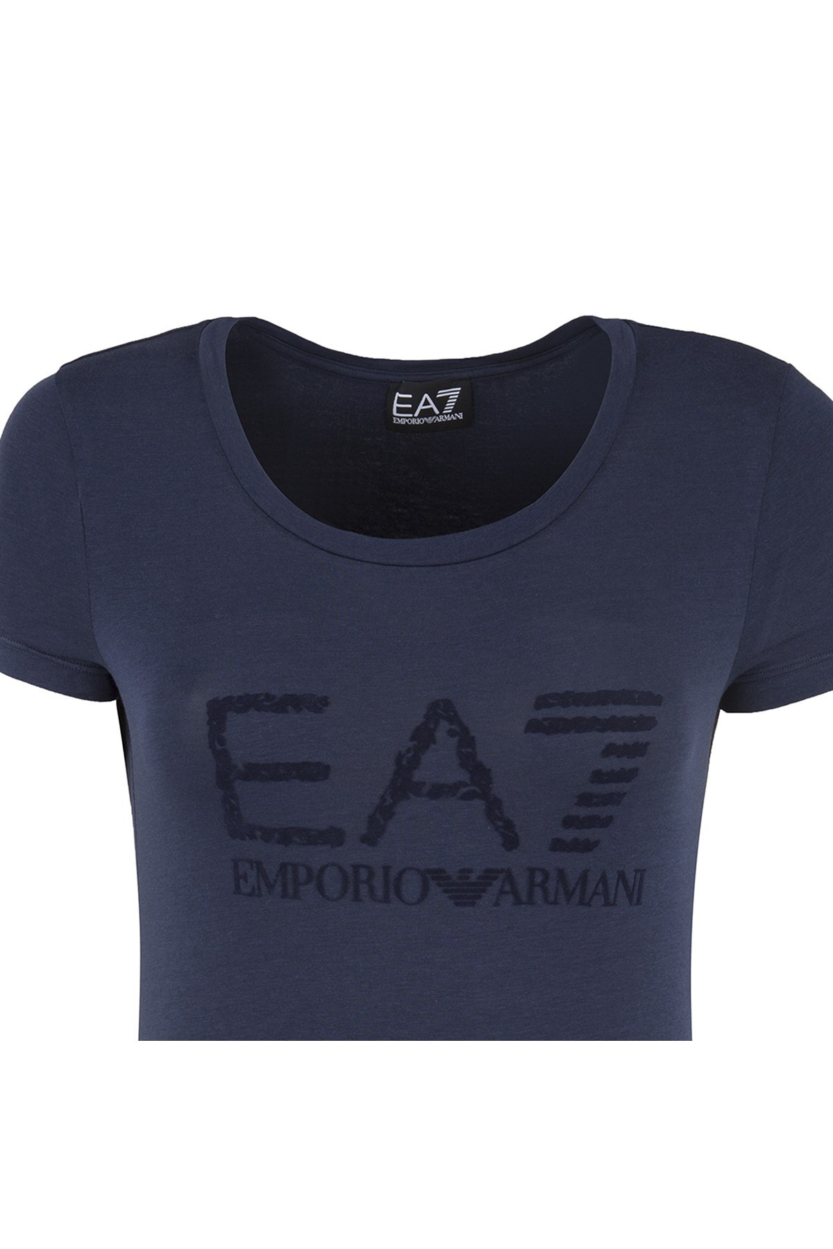 EA7 T SHIRT Bayan T Shirt 6ZTT02 TJ28Z 1554 LACİVERT