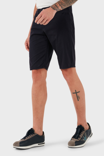Emporio Armani % 100 Pamuk Regular Fit Normal Bel Düz Paça Erkek Short 3Z1PA6 1N1ZZ 0922 LACİVERT - 9