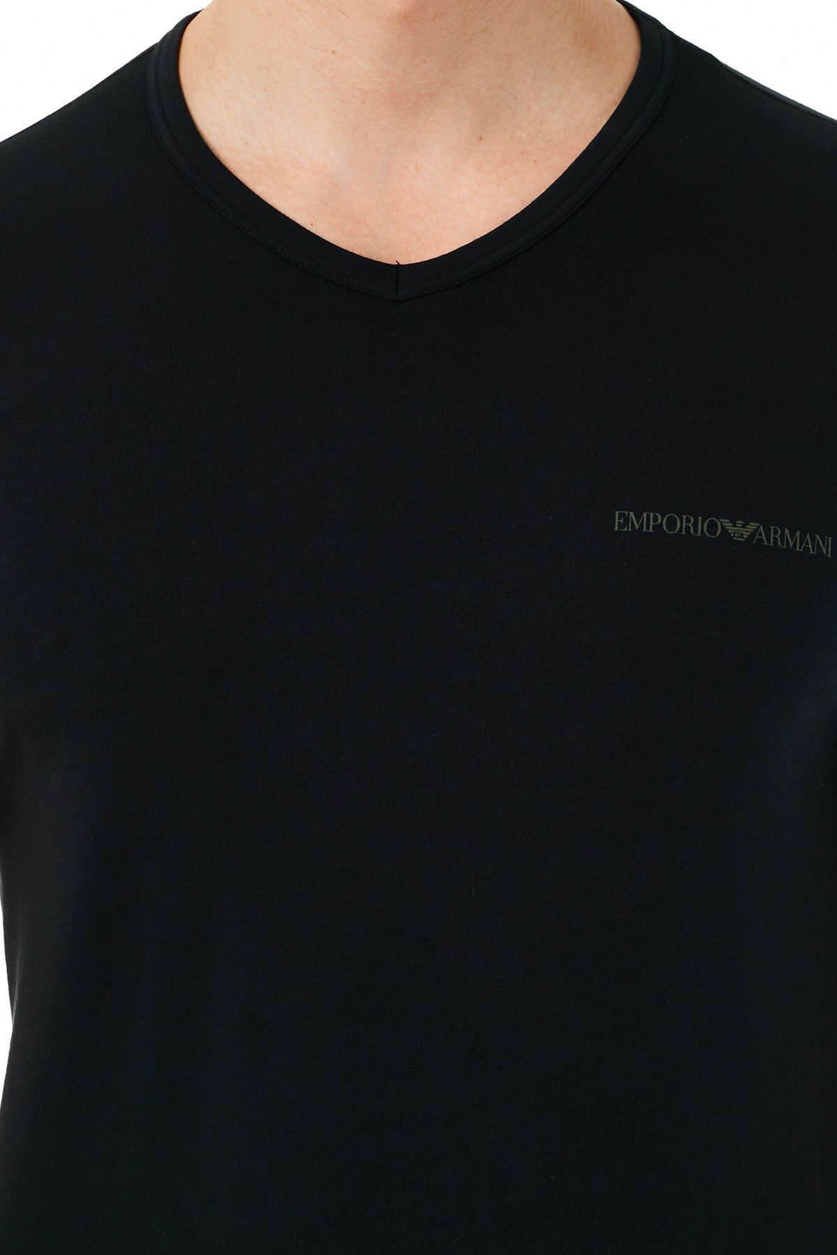Emporio Armani 2 Pack Erkek T Shirt U 111849 0A717 17020 SİYAH-SİYAH