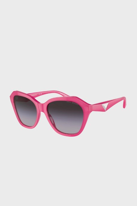 Emporio Armani Asimetrik Güneş Bayan Gözlük 0EA4221 61188G 56 Parlak Fuşya-Degrade Gri - 1