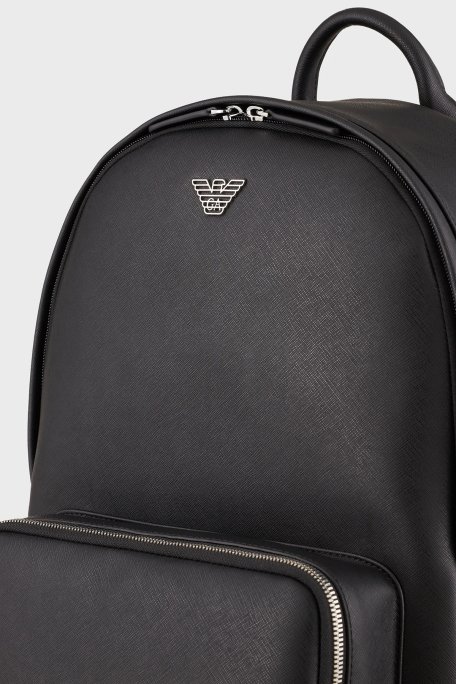 Emporio Armani Ayarlanabilir Askılı Fermuarlı Sırt Erkek Çanta Y4O250 Y138E 81072 SİYAH - 5