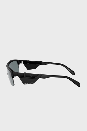 Emporio Armani Aynalı Güneş Erkek Gözlük 0EA4218 50016G 35 SİYAH-SİYAH - 3