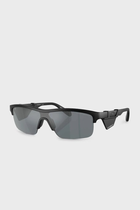 Emporio Armani Aynalı Güneş Erkek Gözlük 0EA4218 50016G 35 SİYAH-SİYAH - 1