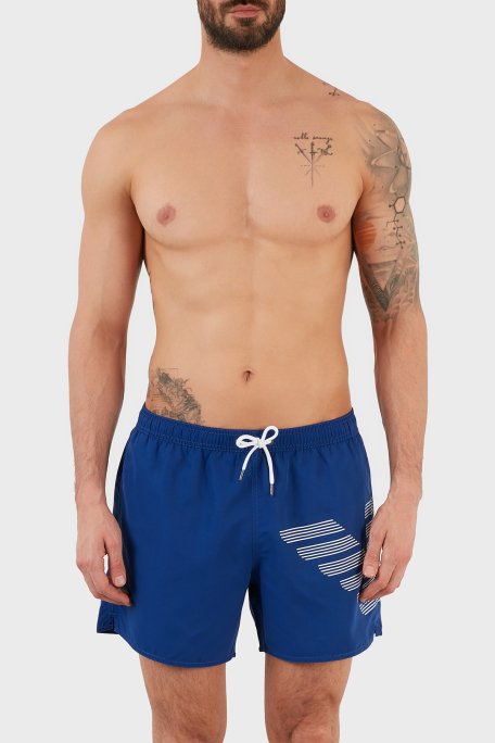 Emporio Armani Baskılı Belden Bağlamalı Cepli Erkek Mayo Short S 211740 1P427 23033 SAKS - 1