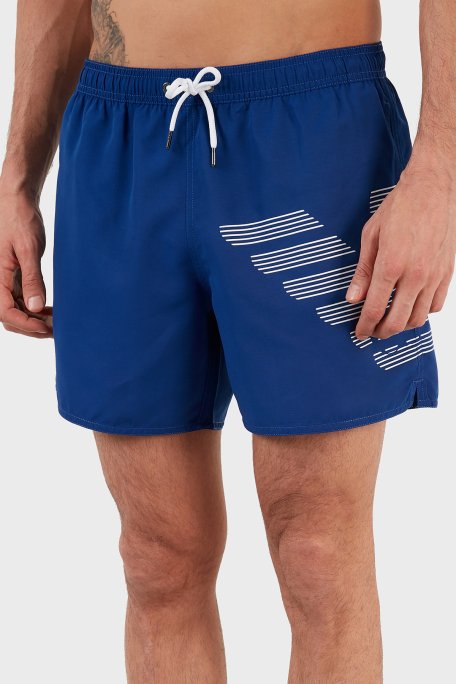 Emporio Armani Baskılı Belden Bağlamalı Cepli Erkek Mayo Short S 211740 1P427 23033 SAKS - 3
