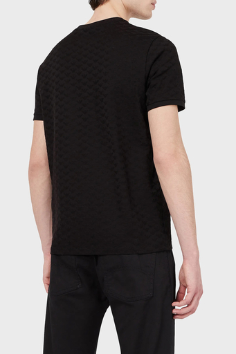 Emporio Armani Bisiklet Yaka % 100 Pamuk Erkek T Shirt 8N1TL7 1JHWZ 0999 SİYAH - 2