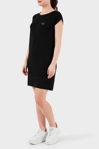 Emporio Armani Bisiklet Yaka Mini Bayan Elbise 164681 4R224 00020 SİYAH - 8