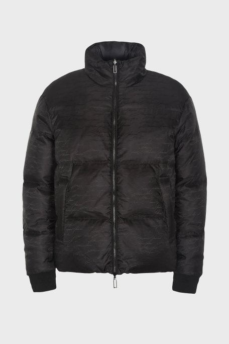 Emporio Armani Çift Taraflı Su ve Rüzgar Geçirmez Dik Yaka Regular Fit Erkek Mont 6R1B65 1NVSZ F091 SİYAH - 7