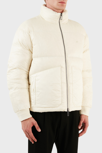 Emporio Armani Çift Taraflı Su ve Rüzgar Geçirmez Regular Fit Erkek Mont 6R1B65 1NVSZ F1F5 EKRU - 6