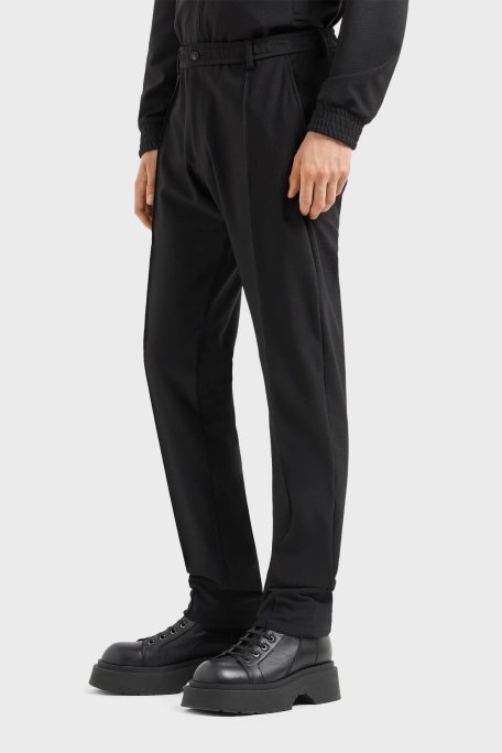 Emporio Armani Çimalı Normal Bel Erkek Pantolon EM000440 TE11109 UC001 SİYAH - 1