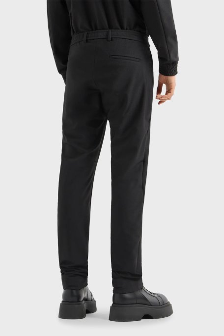 Emporio Armani Çimalı Normal Bel Erkek Pantolon EM000440 TE11109 UC001 SİYAH - 2