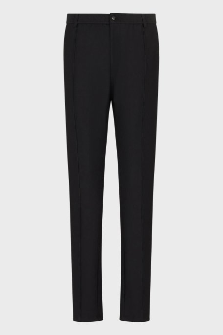Emporio Armani Çimalı Normal Bel Erkek Pantolon EM000440 TE11109 UC001 SİYAH - 5