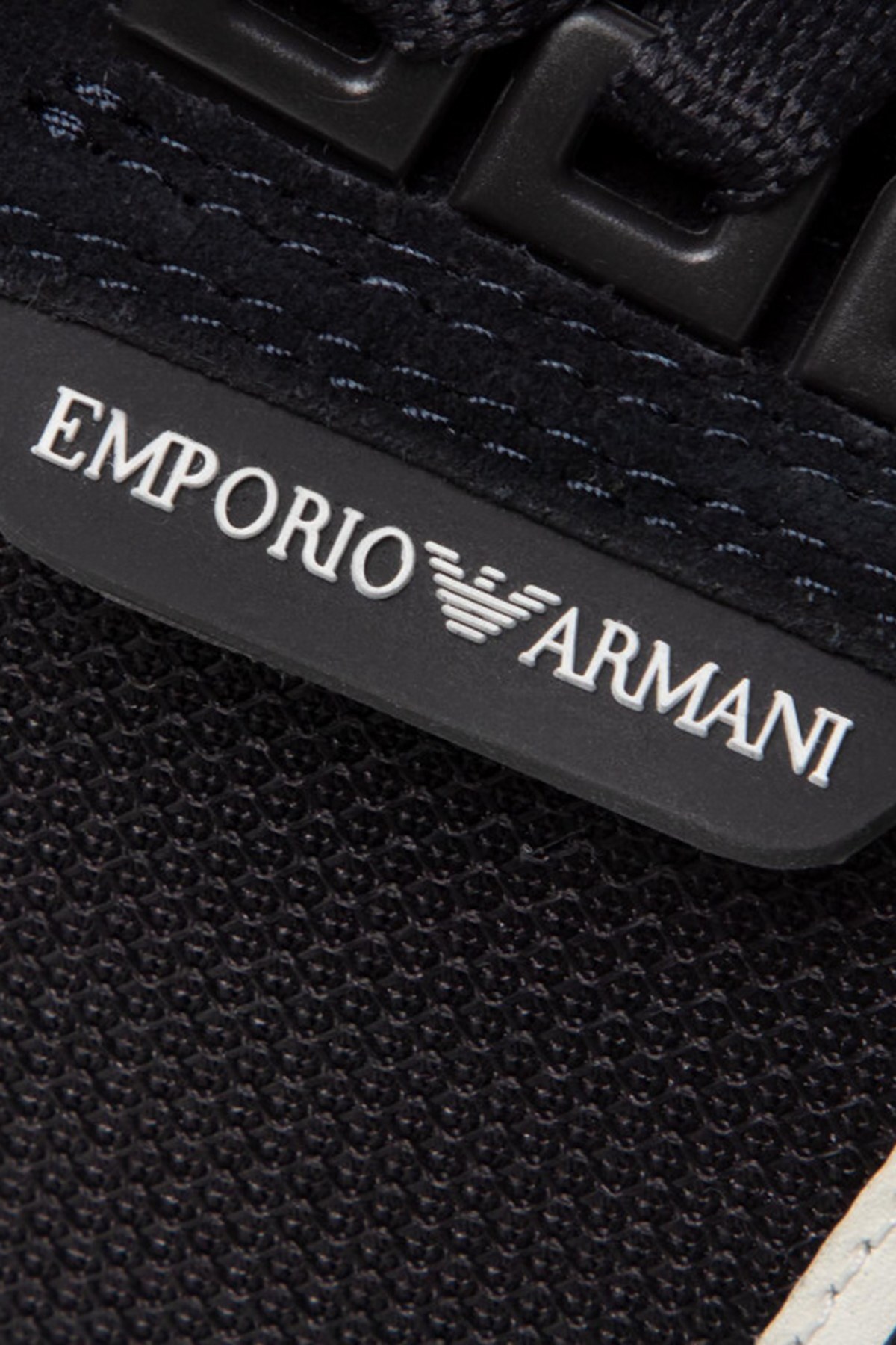 Emporio Armani Deri Günlük Spor Erkek Ayakkabı X4X544 XM727 Q834 KOYU LACİVERT