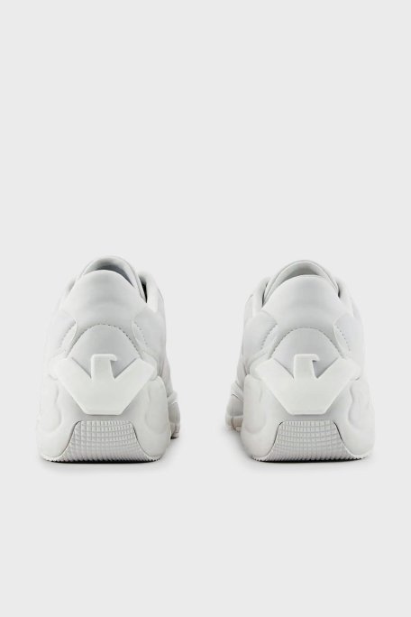Emporio Armani Deri Sneaker Bayan Ayakkabı X3X217 XF782 01015 BEYAZ - 10
