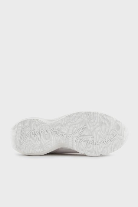 Emporio Armani Deri Sneaker Bayan Ayakkabı X3X217 XF782 01015 BEYAZ - 12