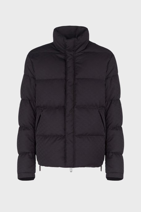 Emporio Armani Su Geçirmez Konforlu Dik Yaka Şişme Erkek Mont 8N1BN3 1NHQZ F046 SİYAH - 11